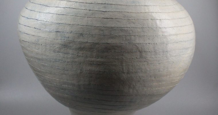 Frieda Koch large art pottery vase object