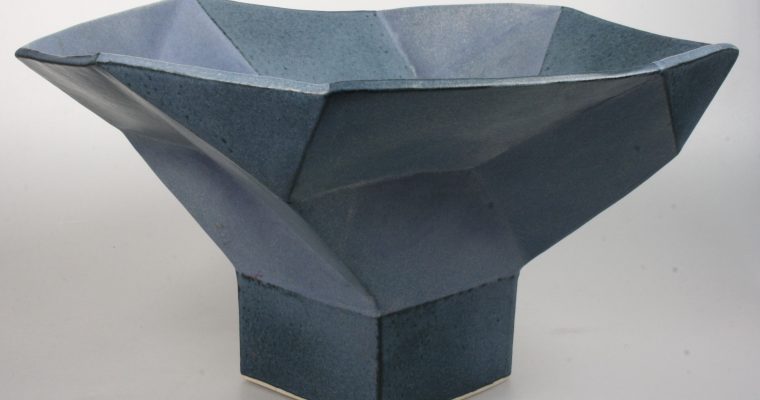Hannie Terpstra large abstract bowl, 2000