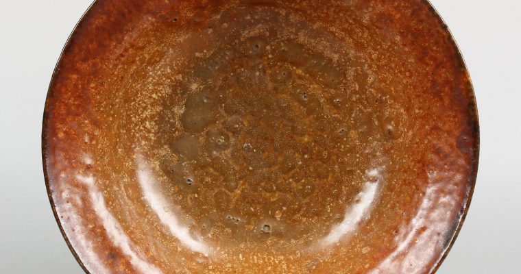J.H. Andrée art pottery bowl