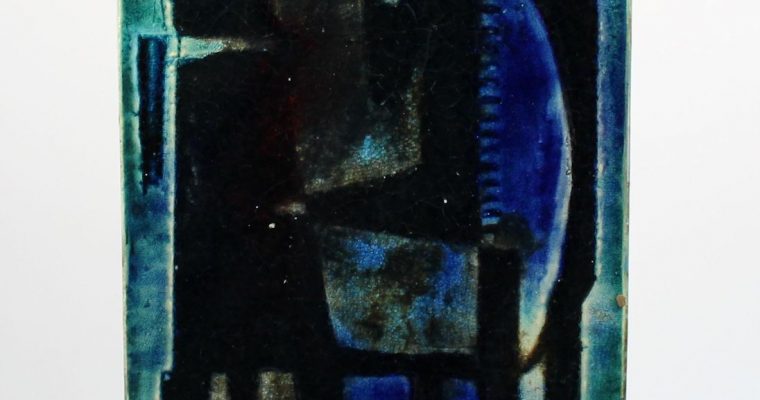 Helmut Schäffenacker large tile 1960’s horses