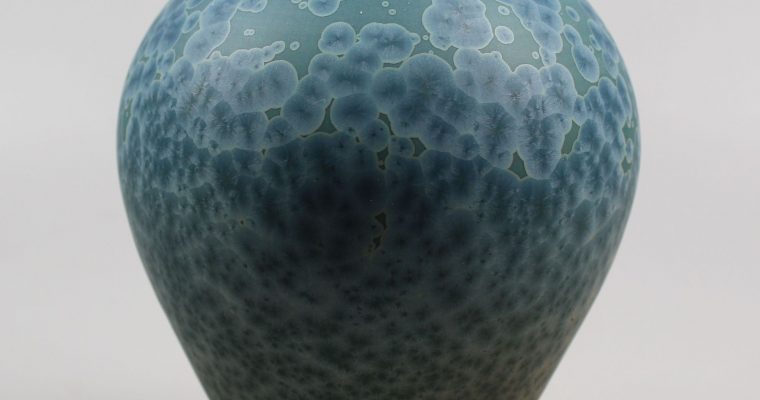 Hein Severijns blue porcelain vase