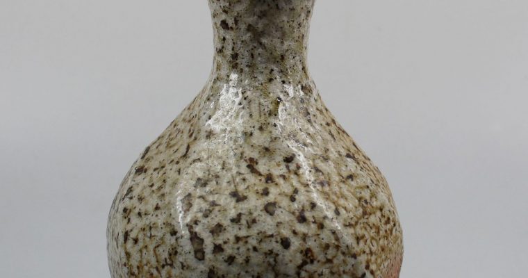Ruthanne Tudball soda glazed stoneware vase
