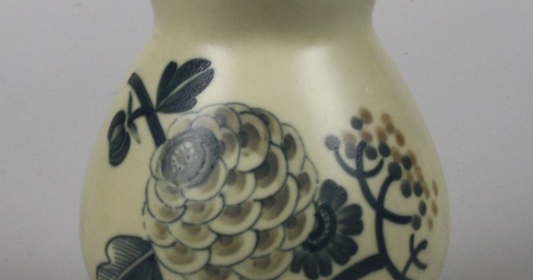 Aluminia early porcelain art deco vase