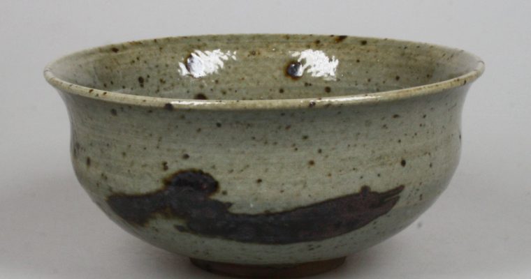 Johannes Heesterman studio pottery bowl 1978