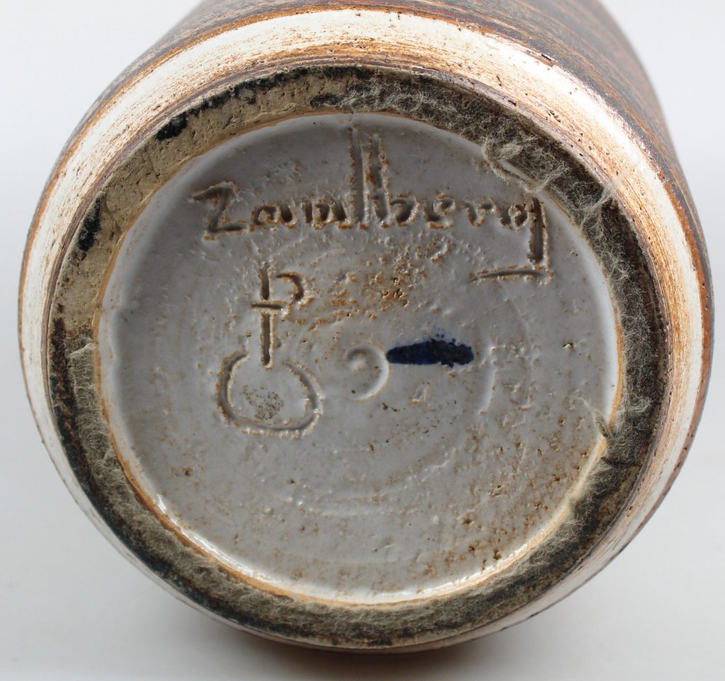 Meindert Zaalberg Ommen large art pottery vase 