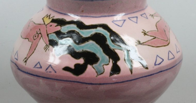 David McKenzie art pottery vase
