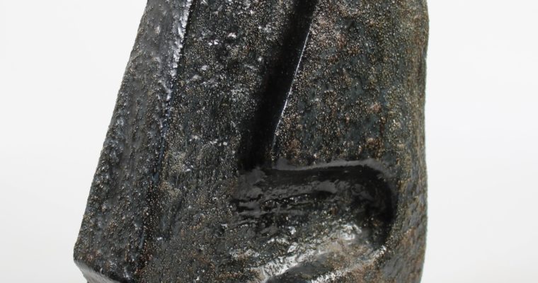 Abstract ceramic sculpture 1960’s fat lava