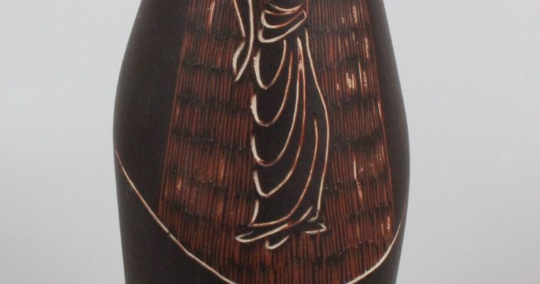 Kroonenberg L’ancora mid-century vase Capo pattern