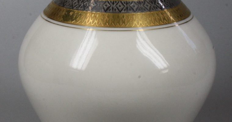 Lindner mid-century porcelain vase