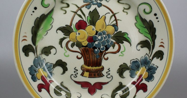Société Céramique Maastricht wall plate Fiorentina