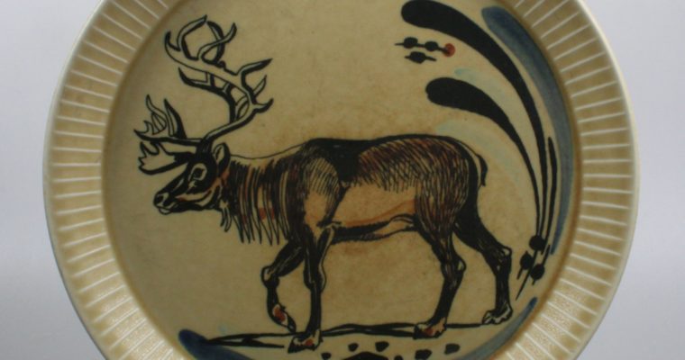 Inger Waage for Stavangerflint plate