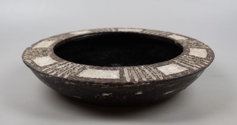 Meindert Zaalberg 1950’s bowl black & white