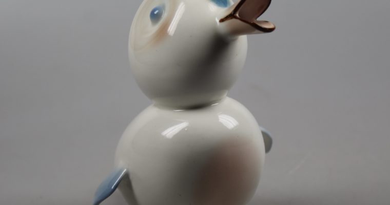 Aquincum Hungary porcelain duck figurine