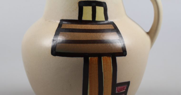 VEB Haldensleben modernist vase MCM