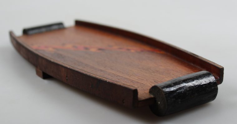 Amsterdamse School small wooden tray