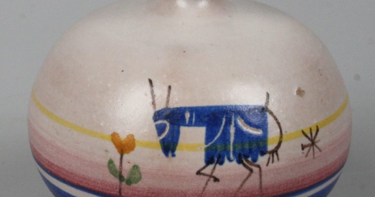 D’Amore Vietri 1950’s art pottery vase