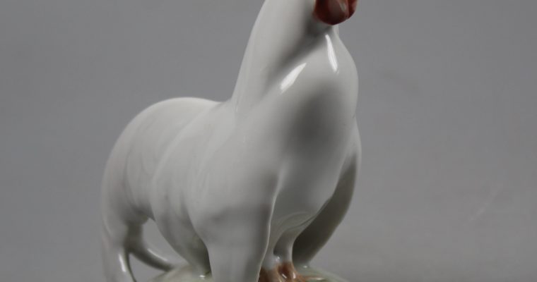 Christian Thomsen Royal Copenhagen porcelain figurine cockerel