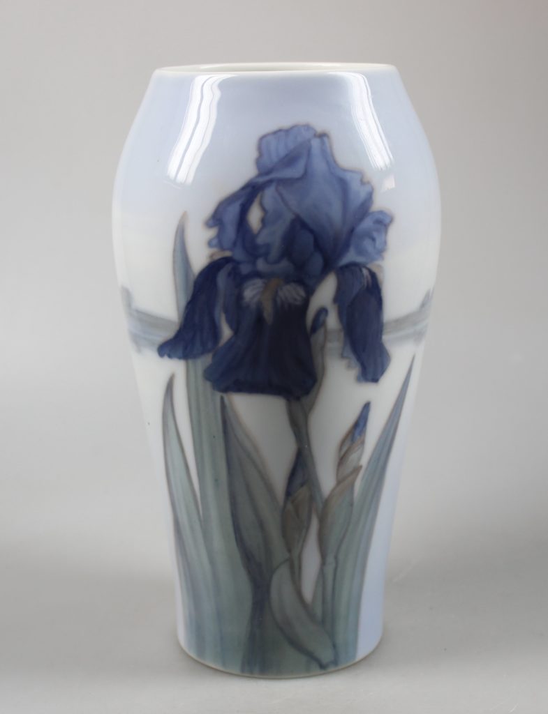 Royal Copenhagen porcelain vase art nouveau