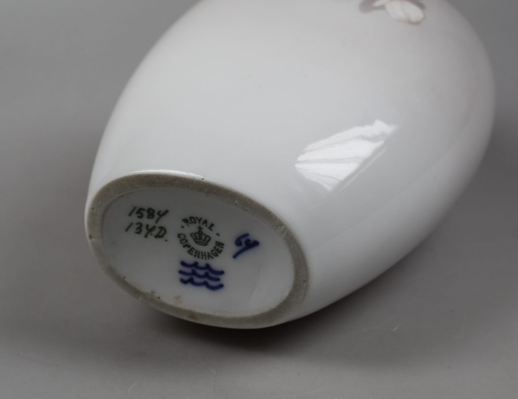 Royal Copenhagen art nouveau vase