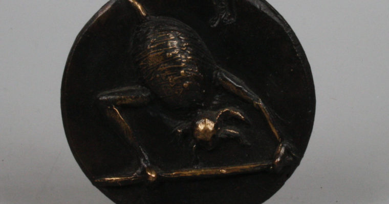 Jissy Keuenhof bronze medal/plaque spider Hieronymus Bosch