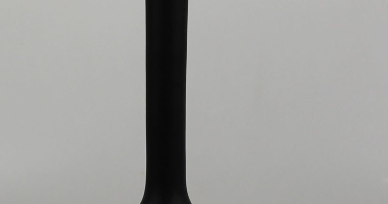 Carlo Moretti Murano Satinato vase black & white