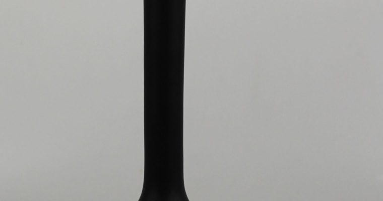 Carlo Moretti Murano Satinato vase black & white