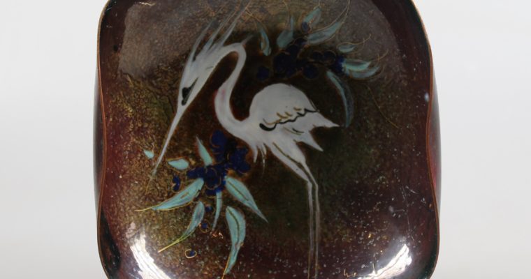 Greet van der Wens enamel bowl