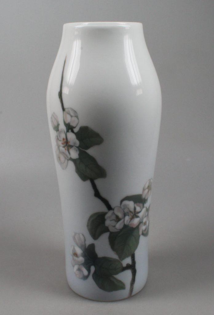 Royal Copenhagen porcelain vase art nouveau