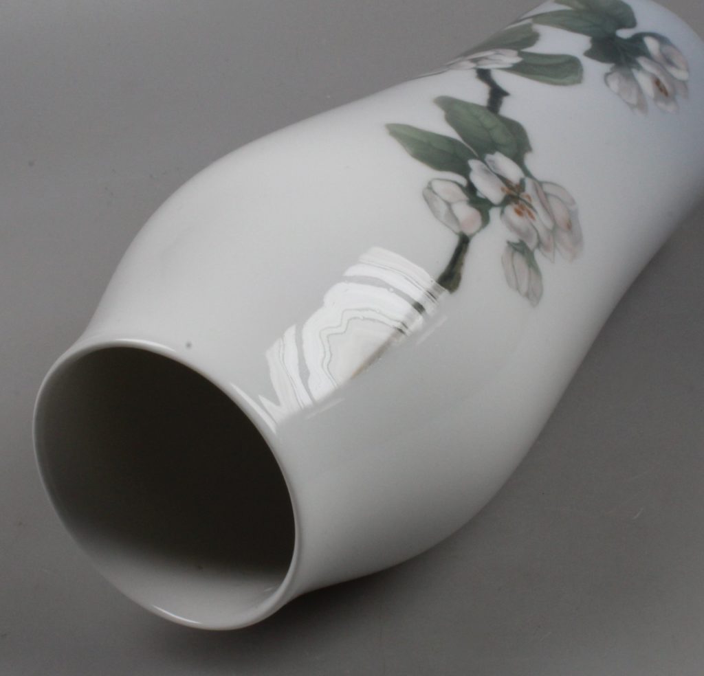 Royal Copenhagen porcelain vase art nouveau