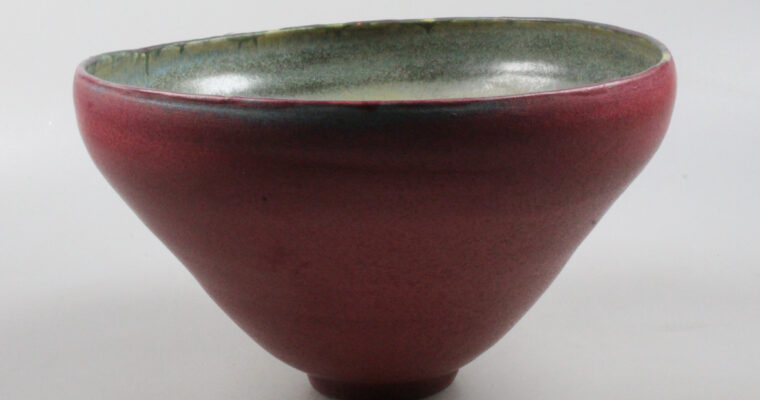 Heidi Kippenberg large porcelain studio pottery bowl
