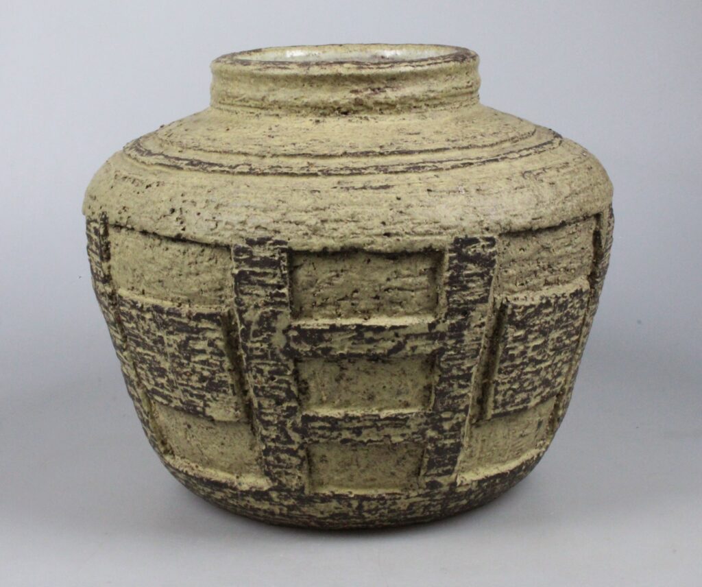 Zaalberg 1950's abstract art pottery vase