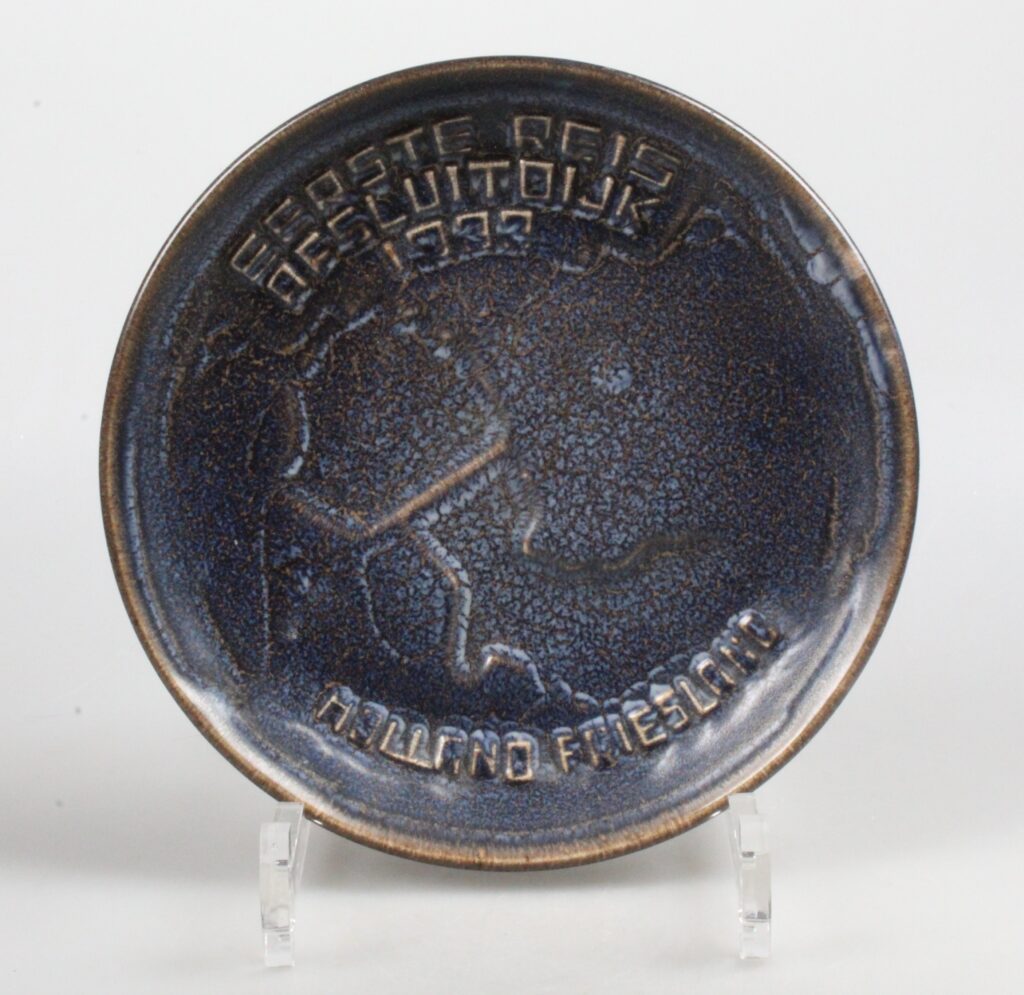 Willem Stuurman Zenith plate Afsluitdijk 1933