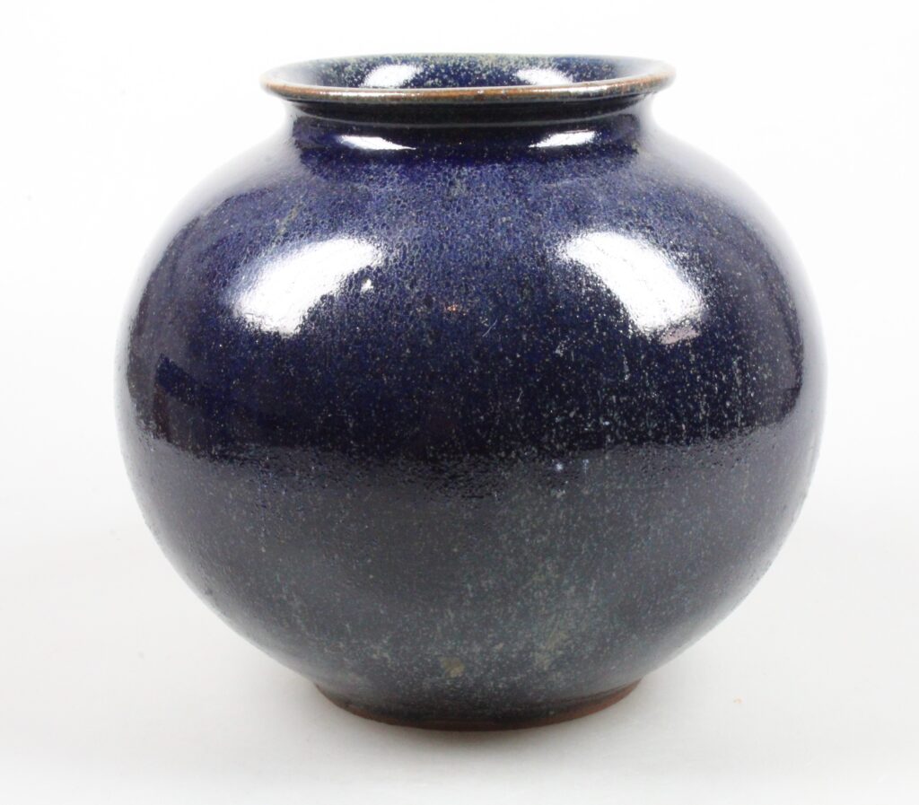 Iet Cool-Schoorl blue art pottery vase