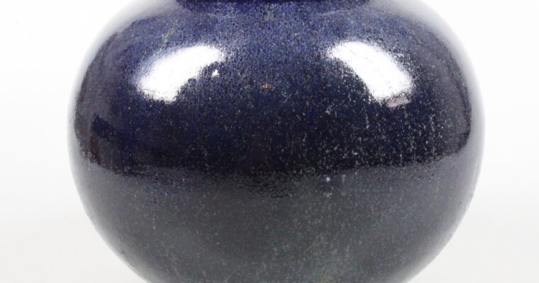 Iet Cool-Schoorl blue art pottery vase