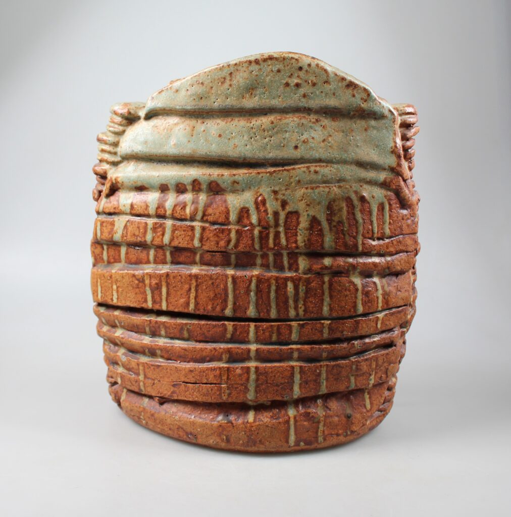 Bernard Rooke (b.1938) brutalist vase